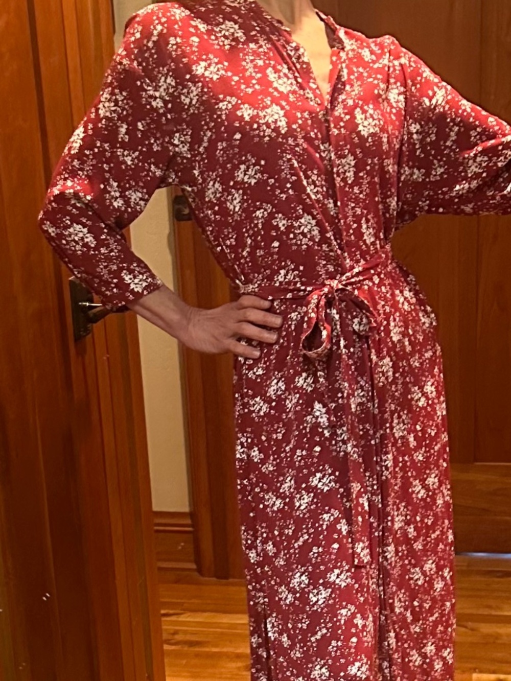 Uniqlo Dress Red Size Small